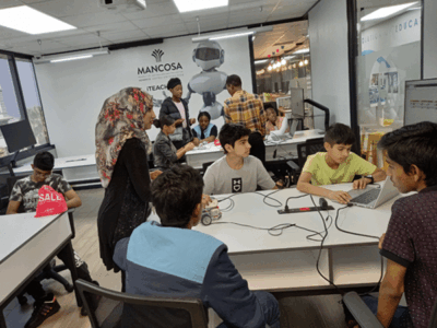 Robotics and Coding Spring Holiday Bootcamp for MANCOSA Durban Staff Kids